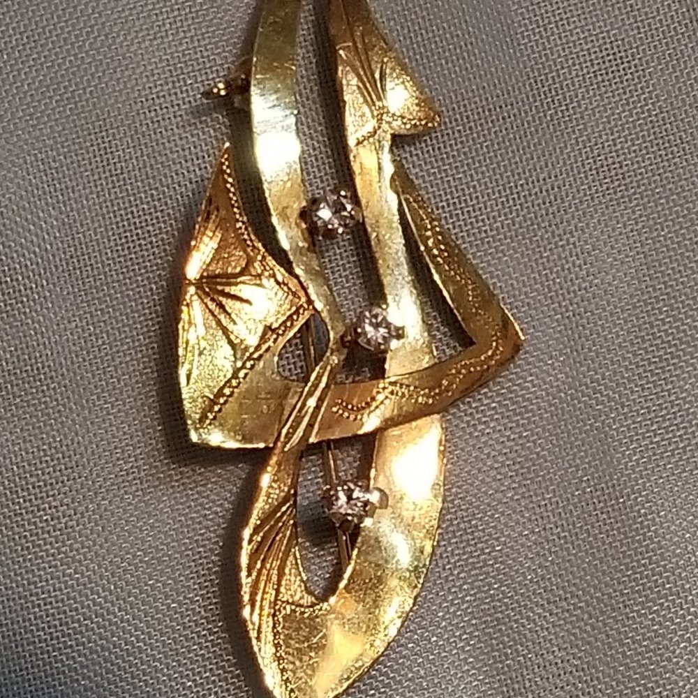 Vintage 24k Gold Pin from Argentina